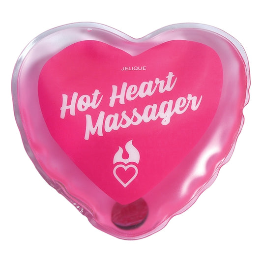 Masajeador de corazón caliente-rosa